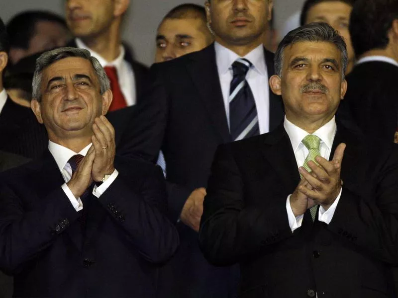 Serge Sarkisian and Abdullah Gul