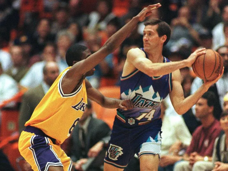 Utah Jazz shooting guard Jeff Hornacek