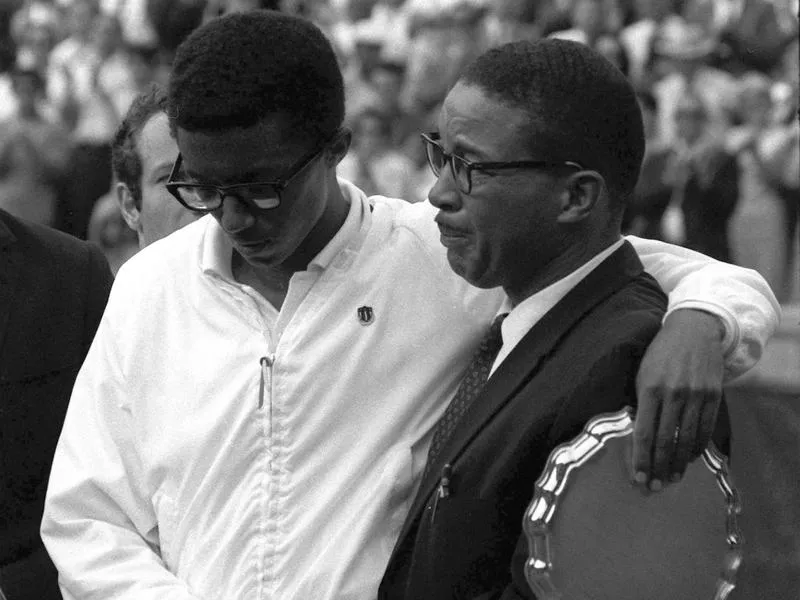 Arthur Ashe and Arthur Ashe Sr.