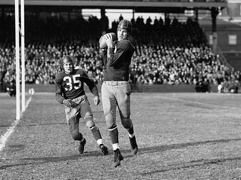 Sammy Baugh and Lee Artoe