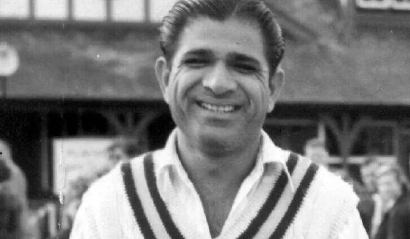 Vinoo Mankad smiling