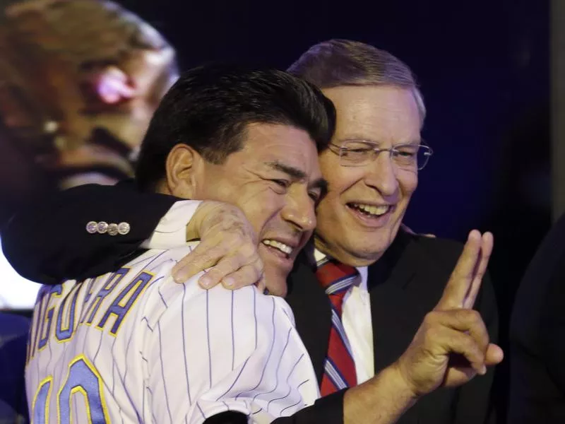 Teddy Higuera and Bud Selig