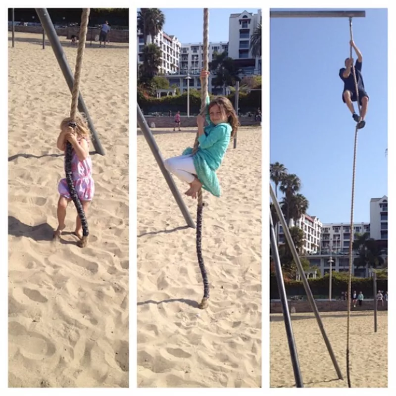 Rope climb