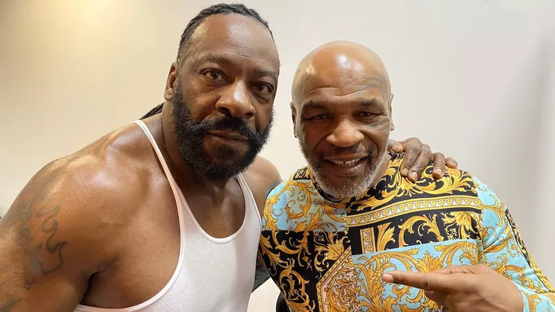 Booker T and Mike Tyson