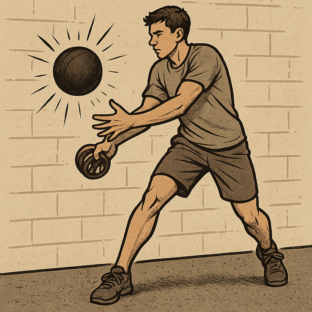 Two med-ball throws that teach the hips to do their job