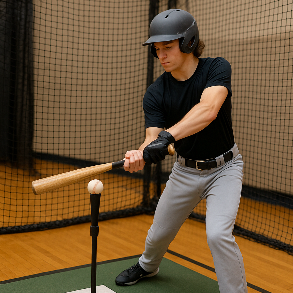When the bat sensor lies: tee height, net distance, and one clean rep