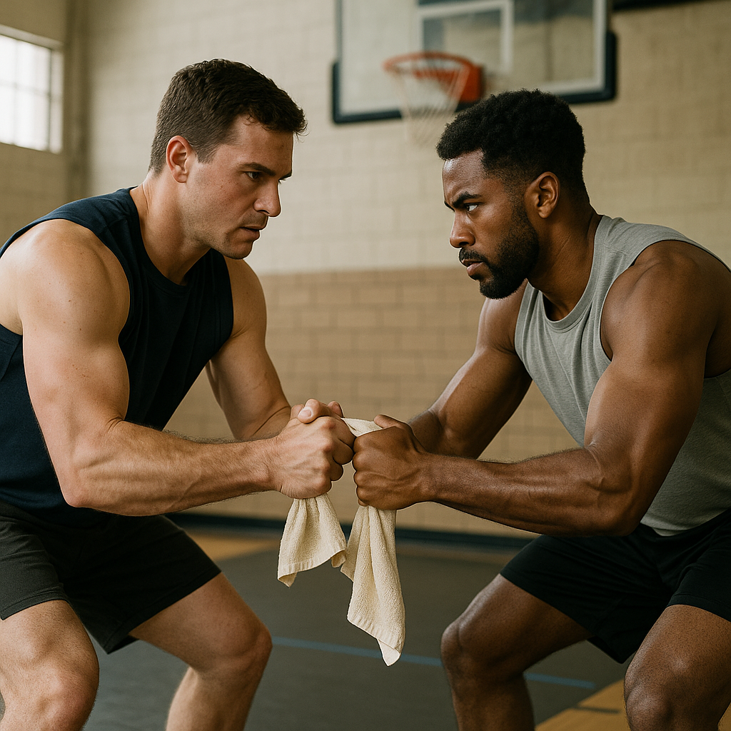 Wrestling-style hand fighting for athletes who hate arm day