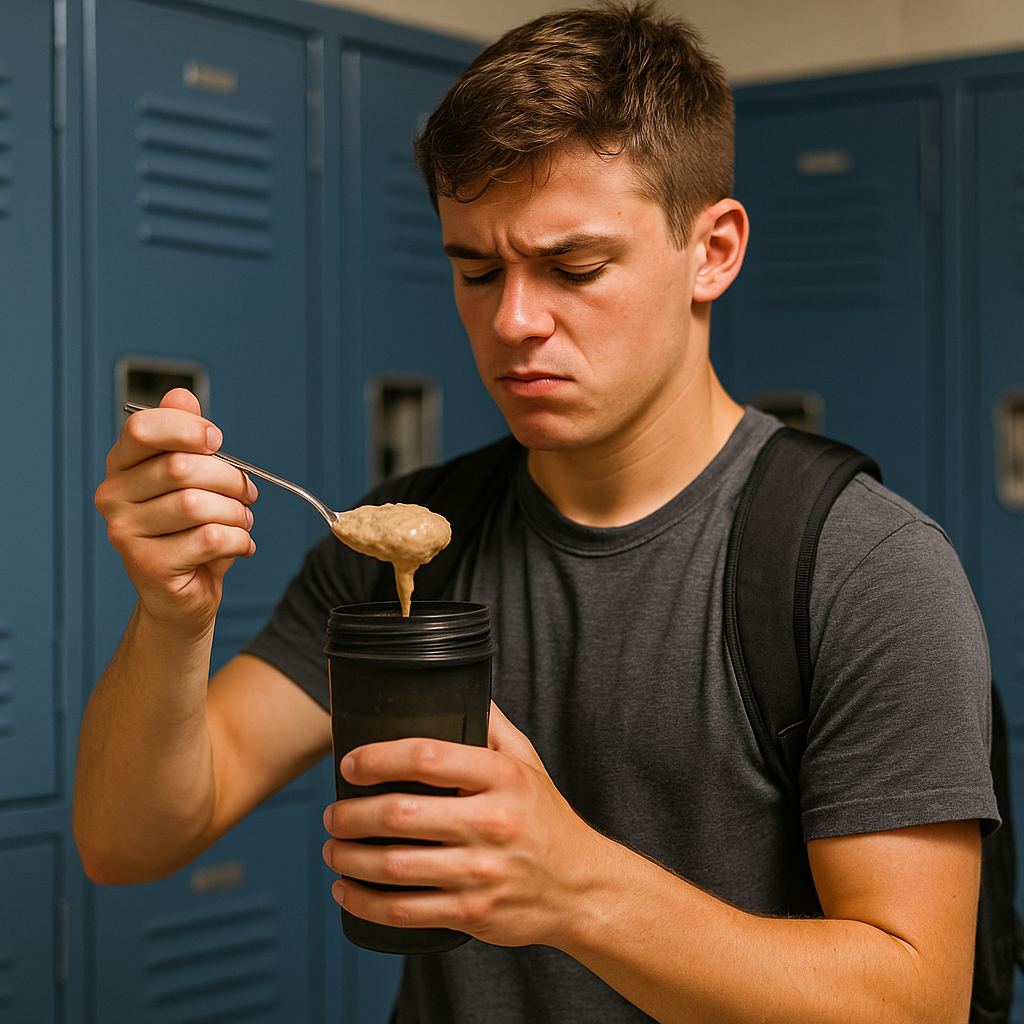 The shake that turns into pudding in your locker