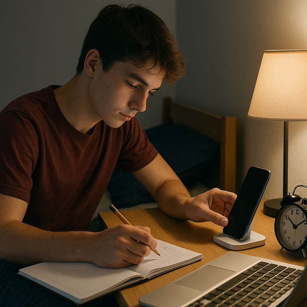 A two-alarm phone setup that doesn't invite doomscrolling