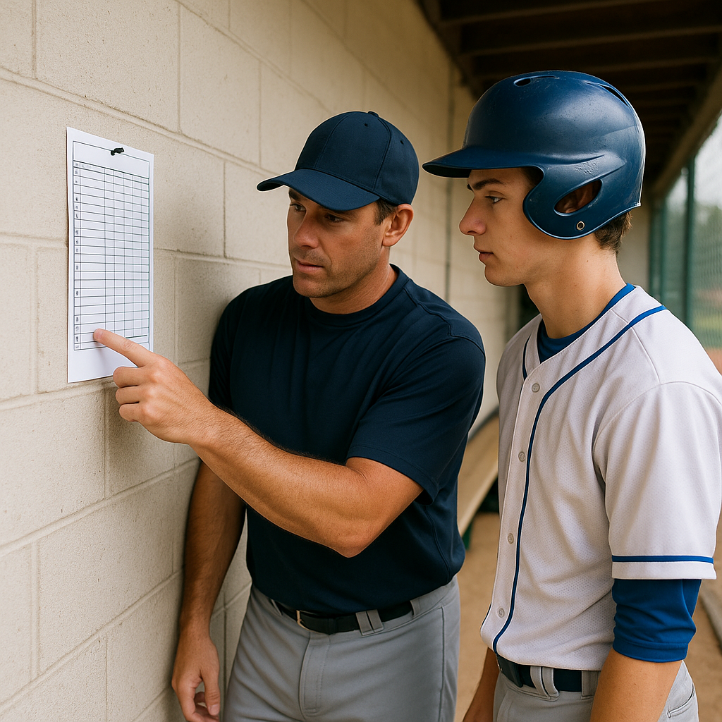 The lineup-card nudge that protects a younger bat