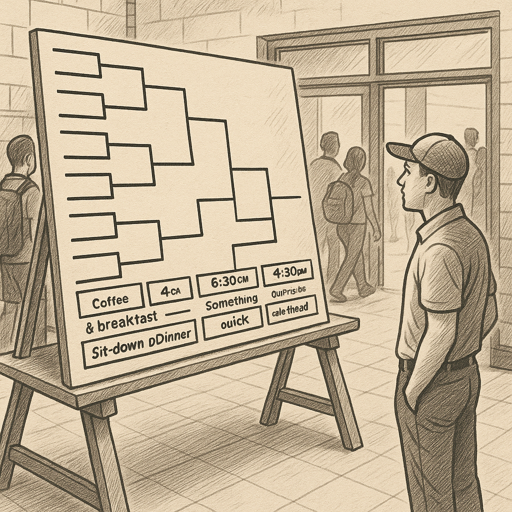 Make the bracket board the town's billboard