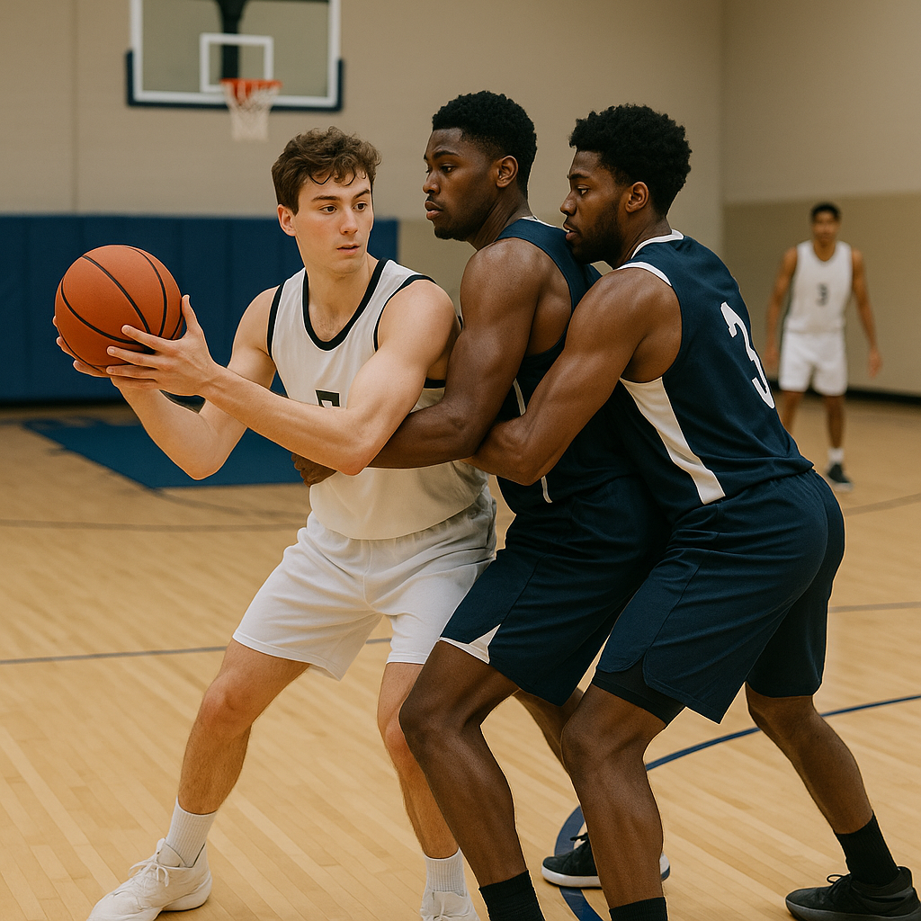 Make the screener your shooting guard's bodyguard for two steps