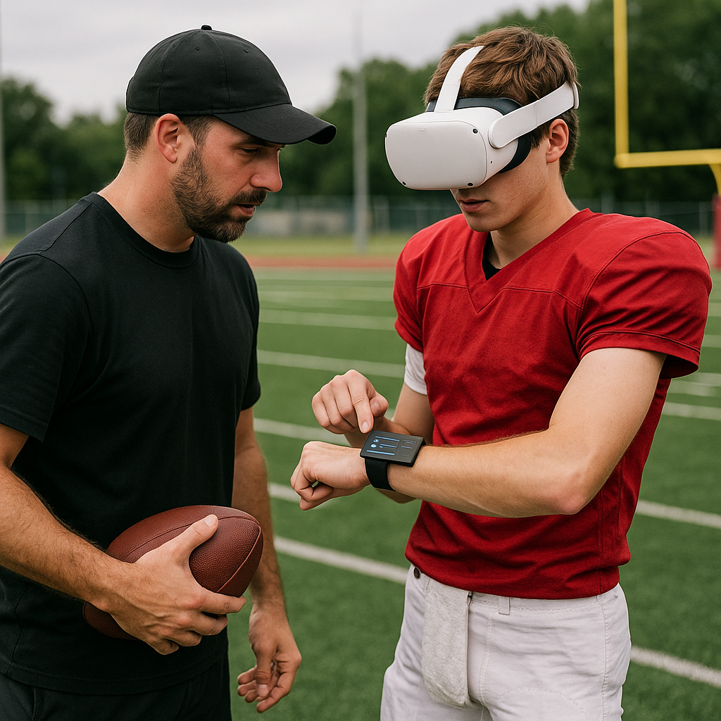 Build a 6-second pre-snap loop in VR