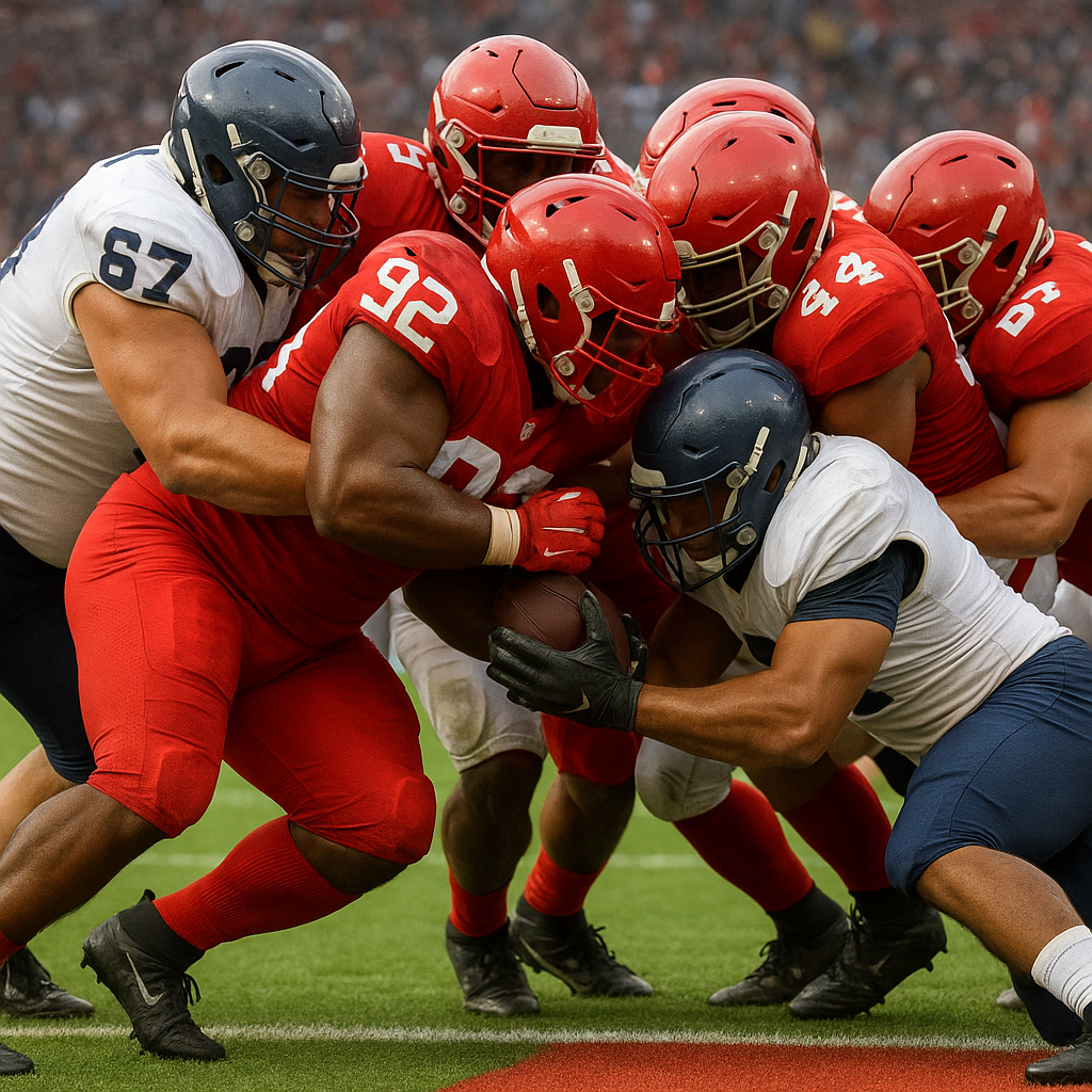 Treat the goal line like a different sport: win the surface first