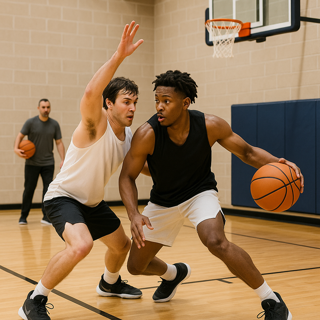 Baseline funnel: keep the hips out of the paint